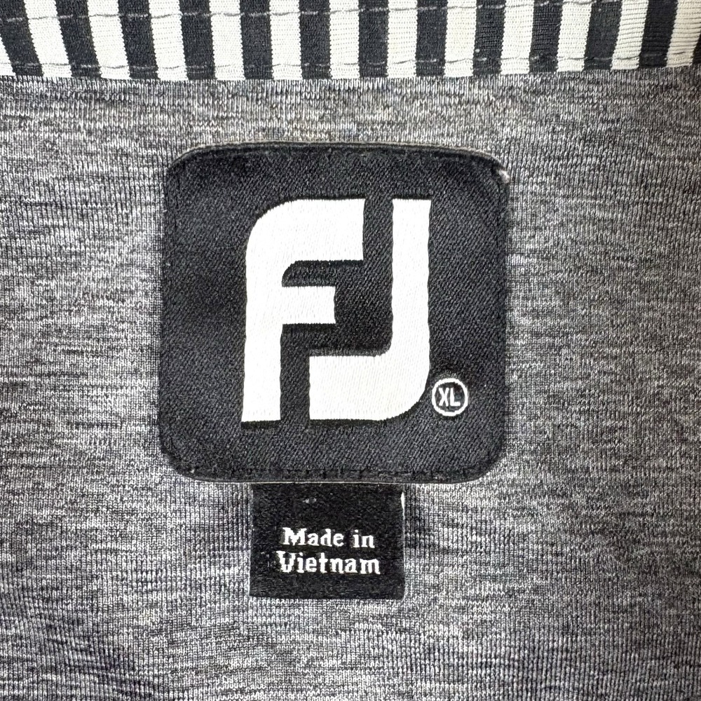 Footjoy FJ Polo Shirt Short Sleeve Golf Preppy Country Club Men's XL Beach Relax - Picture 3 of 8
